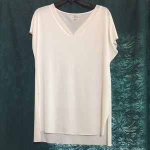 Worthington cream short sleeve top